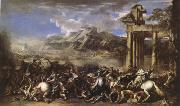 Salvator Rosa A Herois Battle (mk05) oil